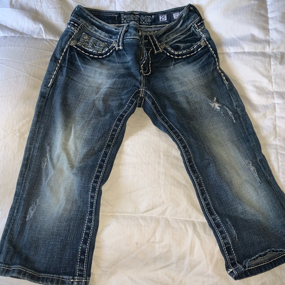 Miss Me Irene/Bermuda crop jean